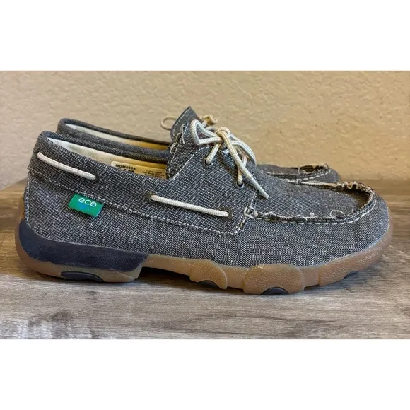Twisted X Mens Eco Driving Moc Slip on Shoes