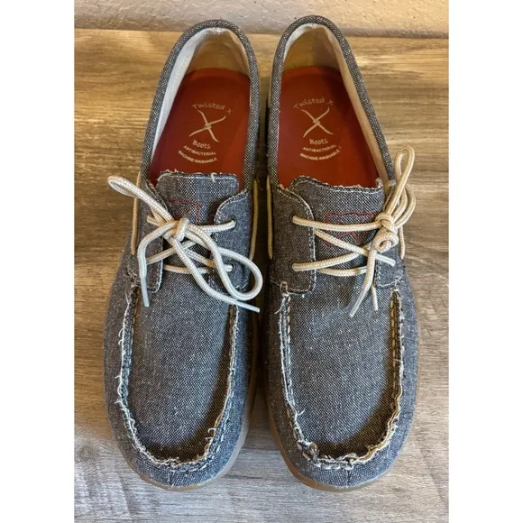 Twisted X Mens Eco Driving Moc Slip on Shoes
