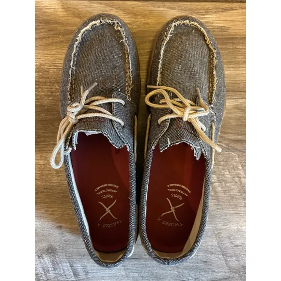 Twisted X Mens Eco Driving Moc Slip on Shoes