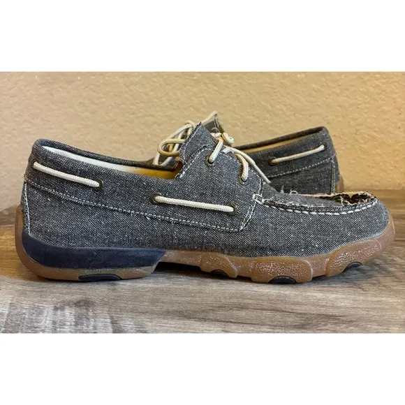 Twisted X Mens Eco Driving Moc Slip on Shoes