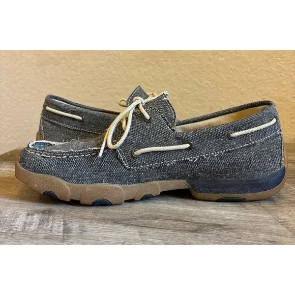 Twisted X Mens Eco Driving Moc Slip on Shoes