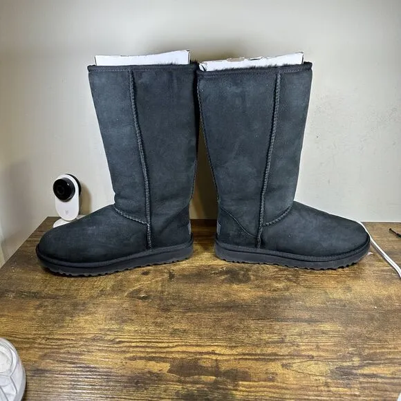 UGG Australia Classic Tall II 1016224 suede‎ sheepskin Boots Shoes Women Size 8