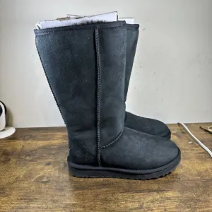 UGG Australia Classic Tall II 1016224 suede‎ sheepskin Boots Shoes Women Size 8