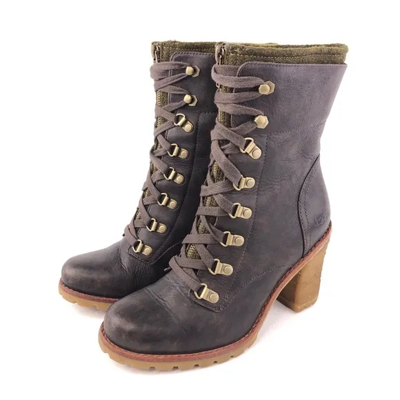 UGG Australia 'Fabrice' High Heel Ankle Boots 7.5