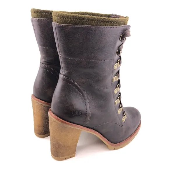 UGG Australia 'Fabrice' High Heel Ankle Boots 7.5