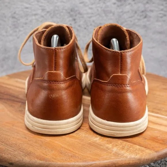 UGG Australia Men's KRAMER CHUKKA BOOTS High Top Sneakers Leather Chestnut 8.5 M