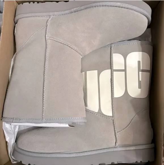 UGG Gray Suede Boots