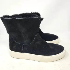 UGG Lynus Women's Black Pullon Suede Sneaker Ankle Boots Size 8