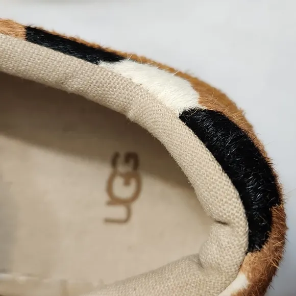 UGG Marin Slip-on Cow Print Platform Shoes (W Size 10)