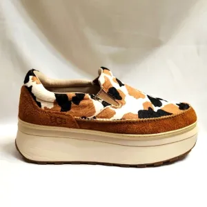 UGG Marin Slip-on Cow Print Platform Shoes (W Size 10)