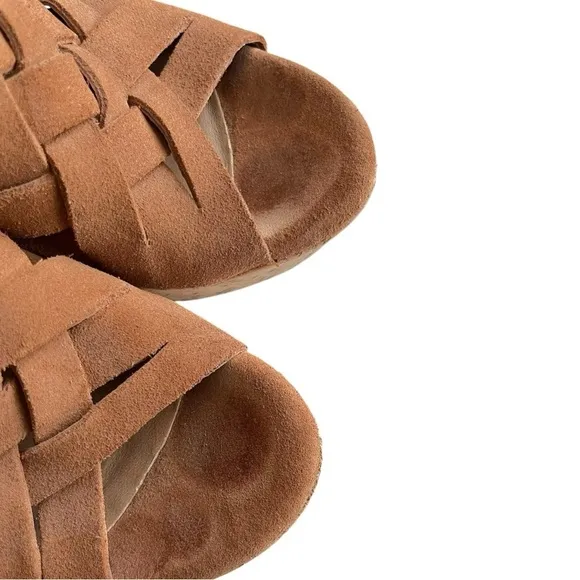 UGG Marta Woven Open Toe Wedge Sandals