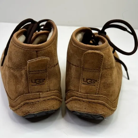 UGG Men's Moccasin Chukka boots chestnut brown - 13
