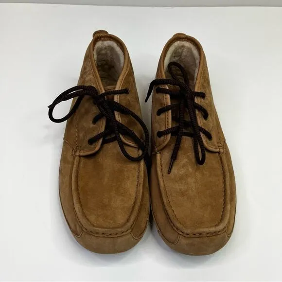 UGG Men's Moccasin Chukka boots chestnut brown - 13