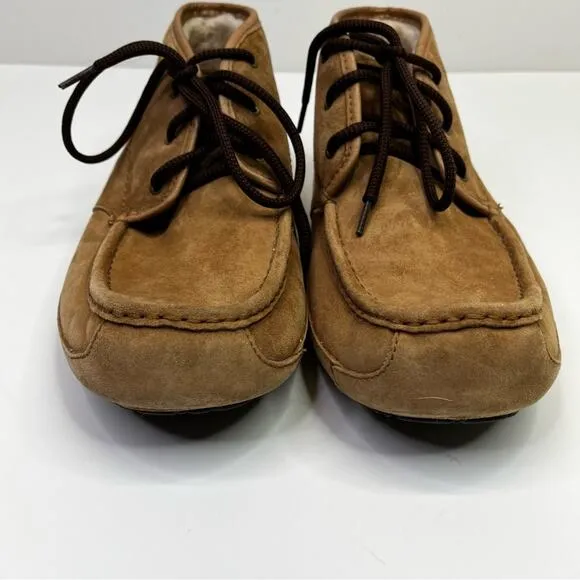 UGG Men's Moccasin Chukka boots chestnut brown - 13