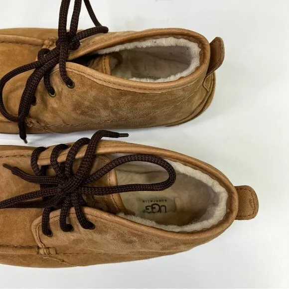 UGG Men's Moccasin Chukka boots chestnut brown - 13