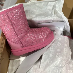 UGG Pink Sparkle Boots