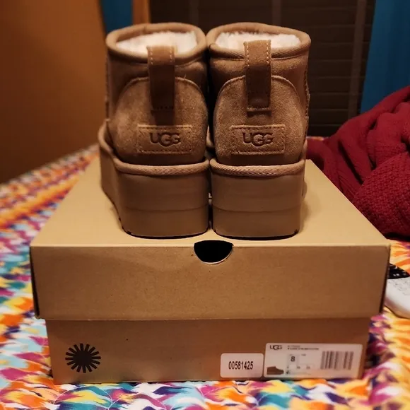 UGG Women's Brown Suede Ankle Boots