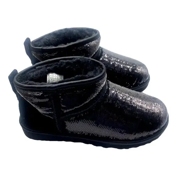 UGG Women's Classic Ultra Mini Mirror Ball Fashion Boots Size 7 NEW