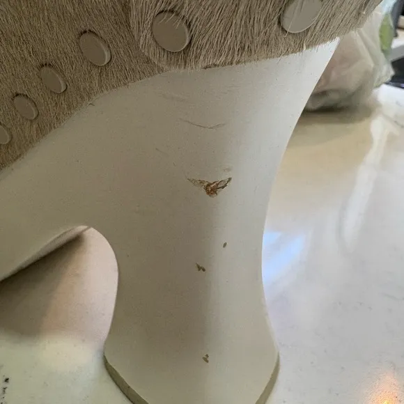 UGG x ECKHAUS LATTA Bone 'Boogie Platform'. See Pics , Some Flaws  Size 8