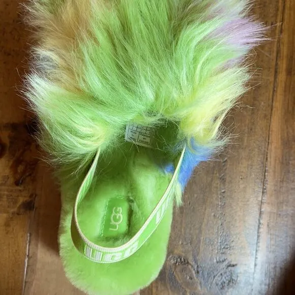 UGG FLUFF YEAH TIE DYE Slide Slipper Sandals