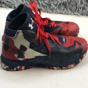 Under Armor Sneakers Steph Curry USA Top Gun Boys Size 6 Y Basketball Shoes