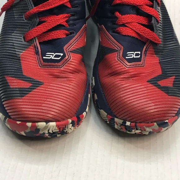 Under Armor Sneakers Steph Curry USA Top Gun Boys Size 6 Y Basketball Shoes