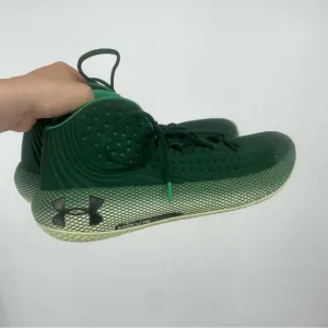 Under Armour Havoc HOVR Green Mens 14 Basketball Shoes Athletic Lace Up Running