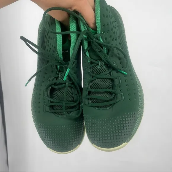 Under Armour Havoc HOVR Green Mens 14 Basketball Shoes Athletic Lace Up Running