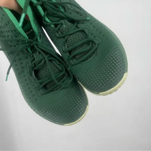 Under Armour Havoc HOVR Green Mens 14 Basketball Shoes Athletic Lace Up Running