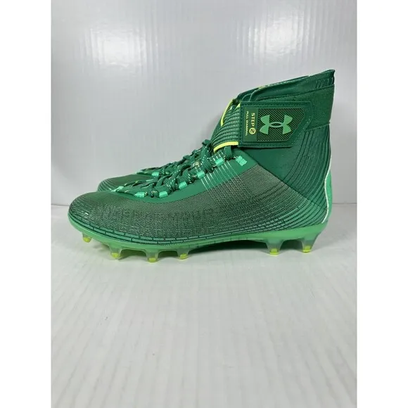 Under Armour Highlight MC Football Cleats Men's Size 10.5 Green High Top 3023716