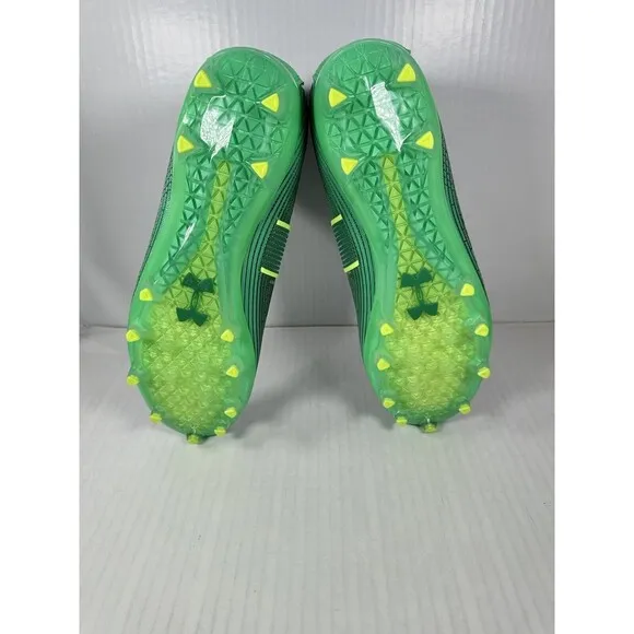Under Armour Highlight MC Football Cleats Men's Size 10.5 Green High Top 3023716