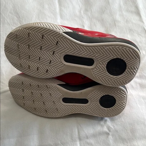 Under Armour Red High-Top Basketball Shoes, 5