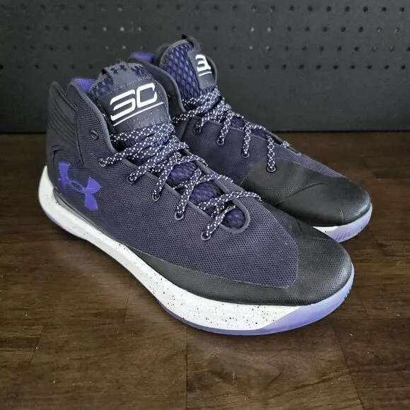Under Armour Shoes Steph Curry 3Zero Sz 12 Men 1298308-016 Black/Purple
