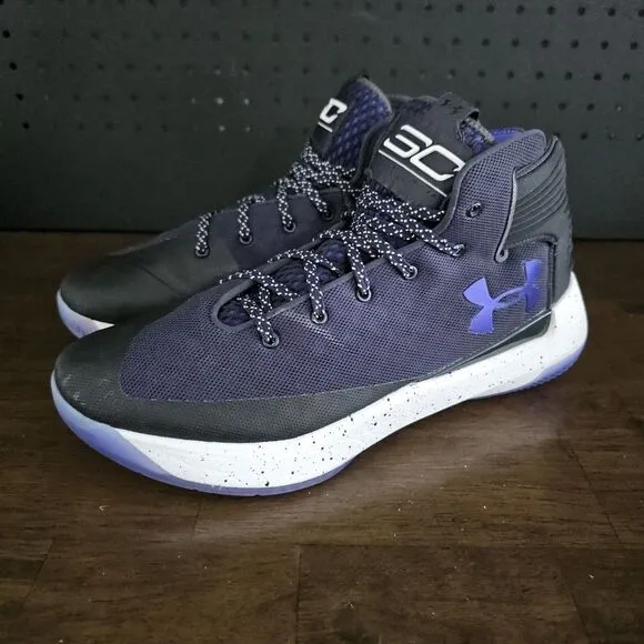 Under Armour Shoes Steph Curry 3Zero Sz 12 Men 1298308-016 Black/Purple