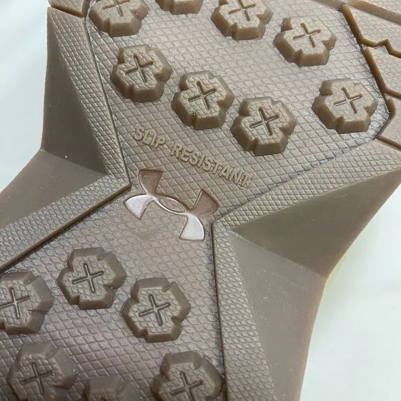 Under Armour Stellar G2 Tactical Boots Men's 11.5 Lite Brown 6&quot; Leather High Top