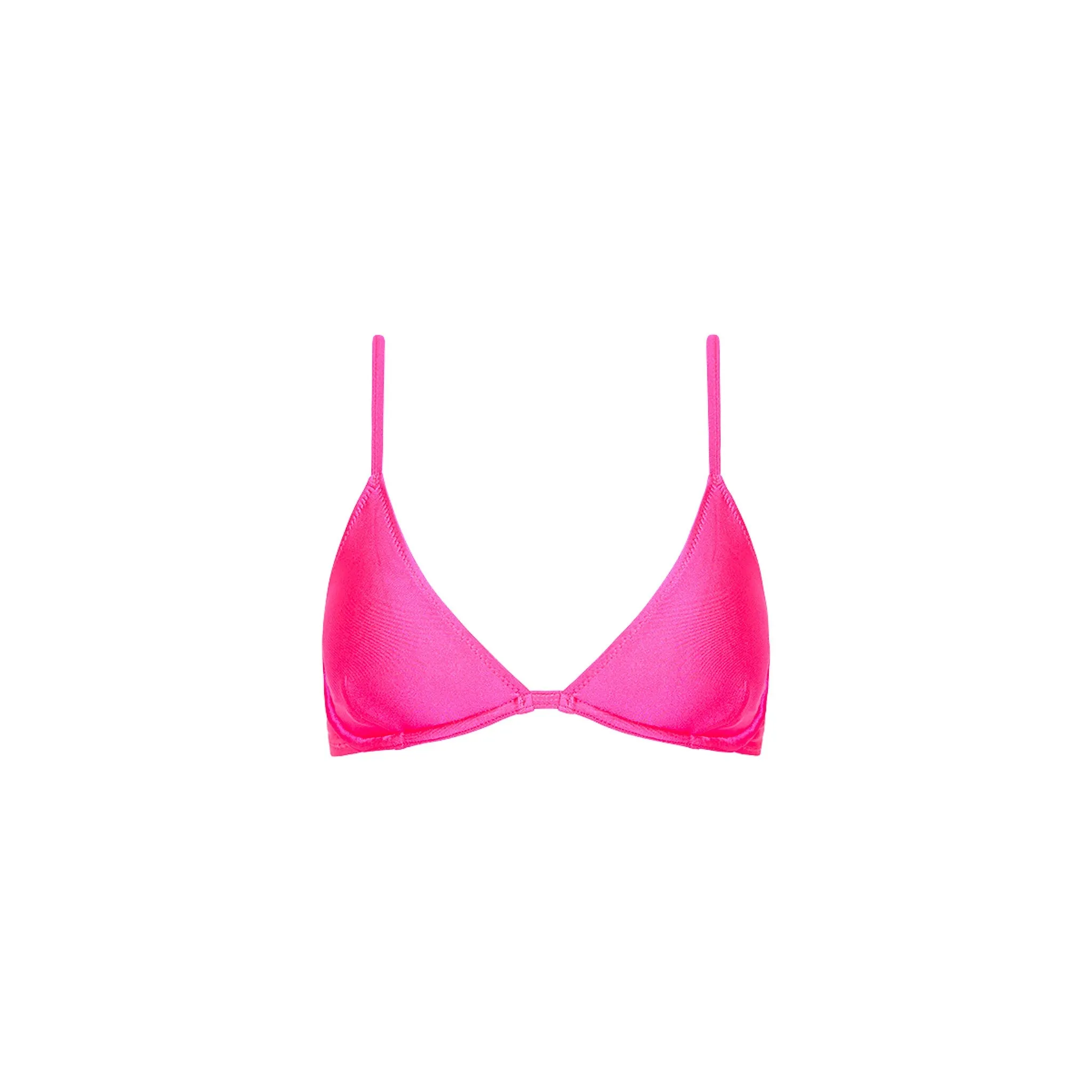 Underwire Triangle B-C Cup Bikini Top - Posh Pink