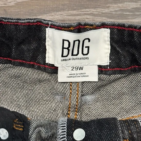 Urban Outfitters BDG Renae Horseshoe Jeans - Black Wash, Size 29 (NWT)