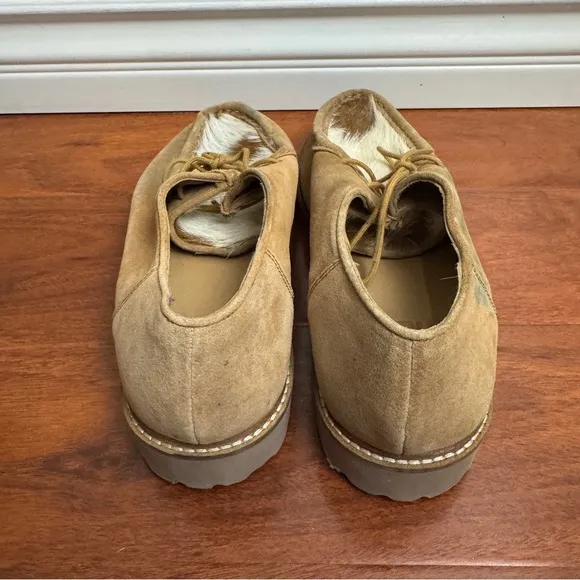 Urban Outfitters Clark Style Vintage Shoes Pony Hair Size 11