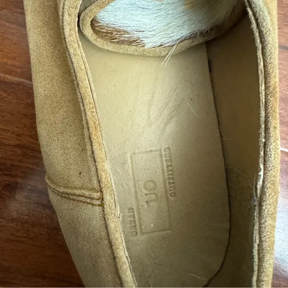 Urban Outfitters Clark Style Vintage Shoes Pony Hair Size 11