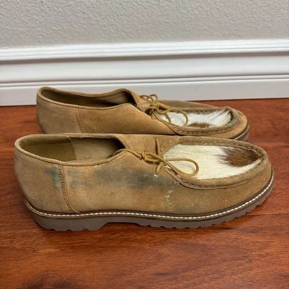 Urban Outfitters Clark Style Vintage Shoes Pony Hair Size 11