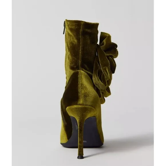 Urban Outfitters Jeffrey Campbell Florette Velvet Boot Size 8