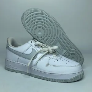 Used Nike Air Force 1 '07 Shoes White Pure Platinum DC2911-100 Mens size 8 USED