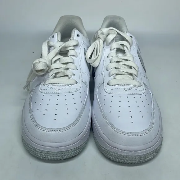 Used Nike Air Force 1 '07 Shoes White Pure Platinum DC2911-100 Mens size 8 USED