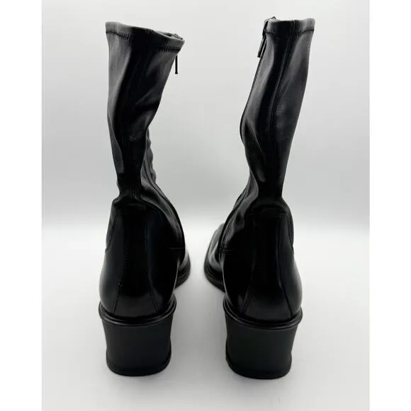 Vagabond Shoemakers Womens Aino Wedge Bootie EU 40 US 10 Black Leather NIB