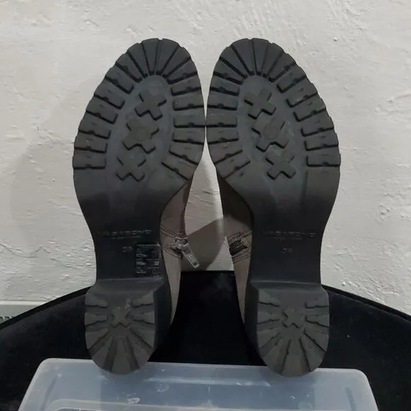 Vagabond Gray Leather Chelsea Ankle Boots Size 36 Or 5.5