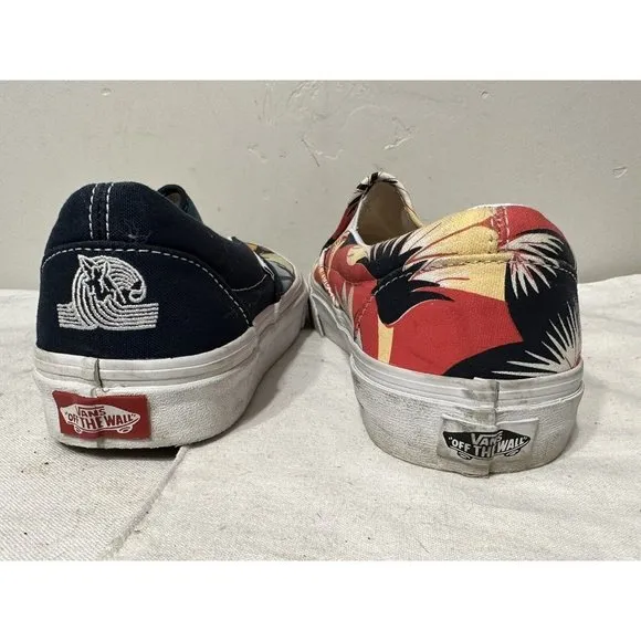 VANS Classic Slip On *AMPUTEE  RIGHT SHOES ONLY US Open Surf Mens sz 7 Women 8.5