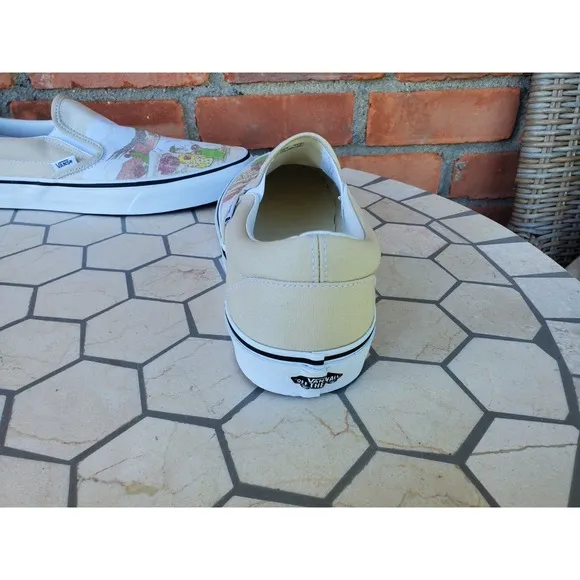 Vans Classic Slip On Desert Vibes Oatmeal White Sz 9 Men Western Core  Rare