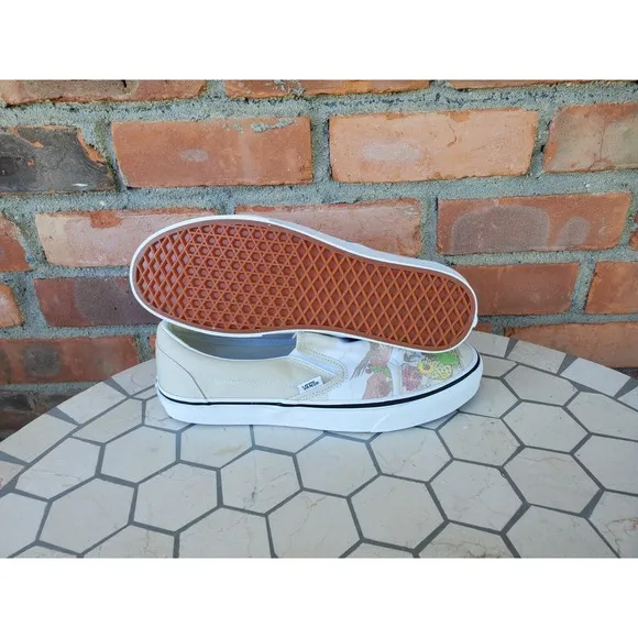 Vans Classic Slip On Desert Vibes Oatmeal White Sz 9 Men Western Core  Rare