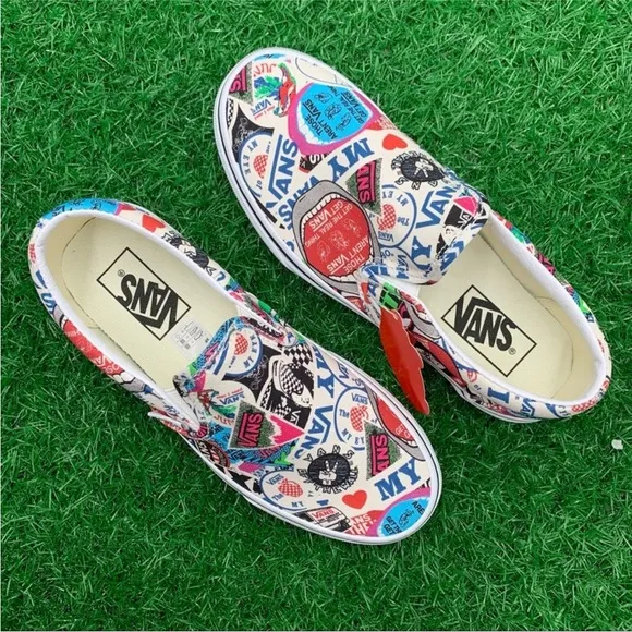 Vans Classic Slip On Mash Up Stickers