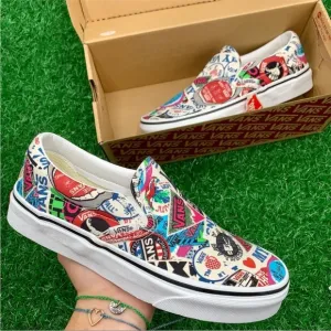 Vans Classic Slip On Mash Up Stickers